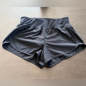 Zella Black High-Rise Athletic Shorts with Side Pockets